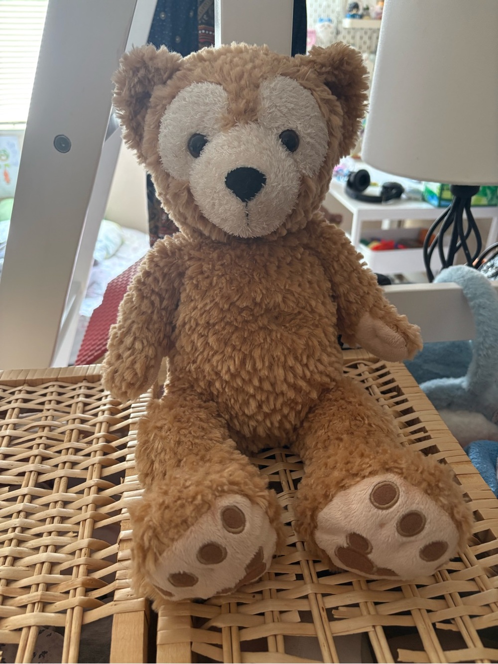 Duffy the Disney Bear 16" Plush Hidden Mickey Disney Parks Tan Teddy
